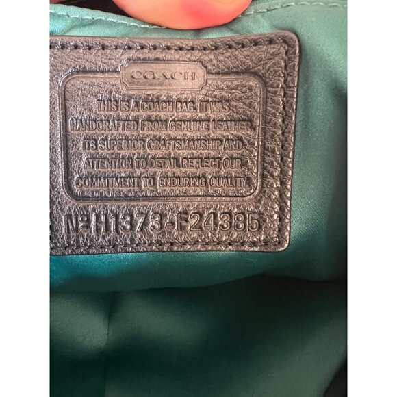 Vintage COACH  Backpack Daypack Black Leather Drawstring MiniPurse 9960 Y2K - Picture 5 of 14